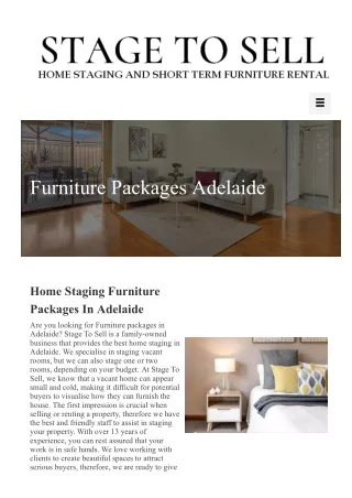 Furniture packages adelaide