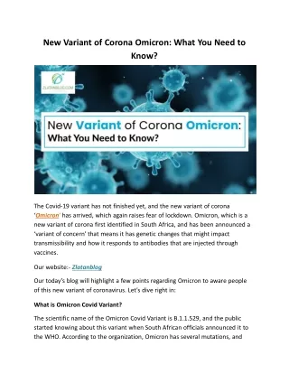 new variant of corona omicron what you need