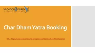 Char Dham Yatra Booking