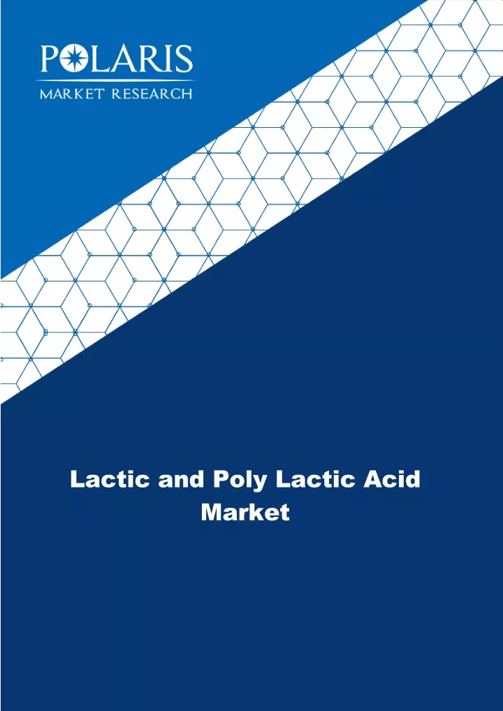 lactic and poly lactic acid market