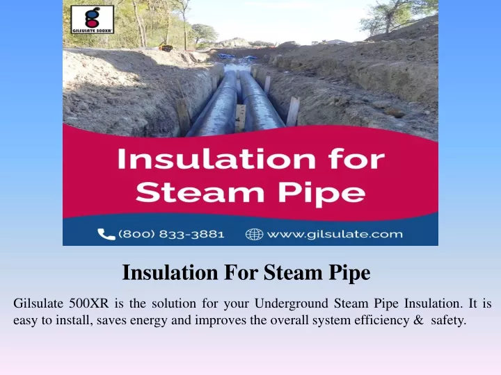 insulation for steam pipe