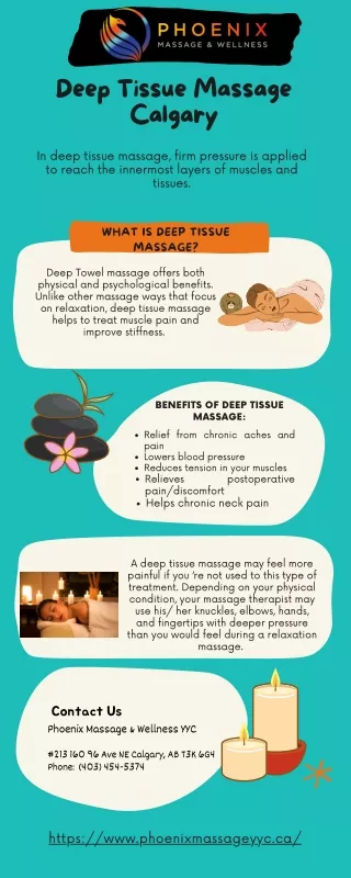 Deep Tissue Massage Calgary - Massage Clinic Calgary