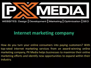 Internet marketing company