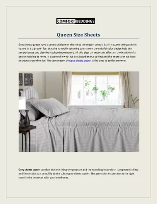 queen size sheets