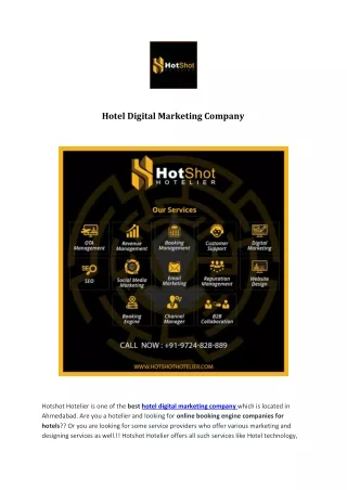 Best Hotel Digital Marketing Company