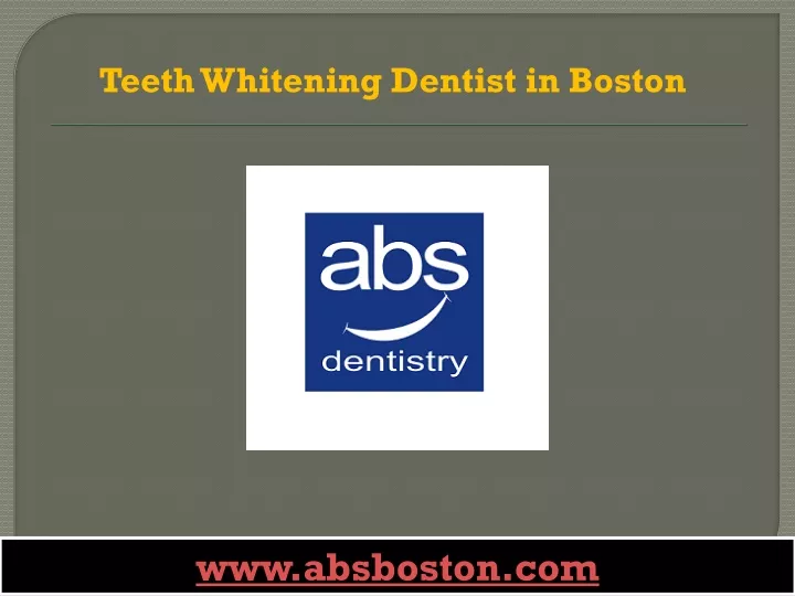 teeth whitening dentist in boston