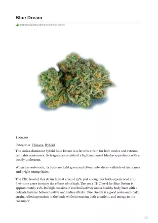 blue dream