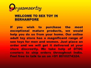 Buy sex toys in Berhampore