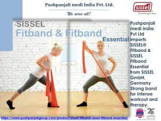 SISSEL® Fitband & SISSEL® Fitband Essential | Pushpanjali medi India Pvt Ltd