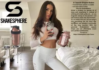 We Offer Shaker Bottles For Best Shakes| ShakeSphere USA