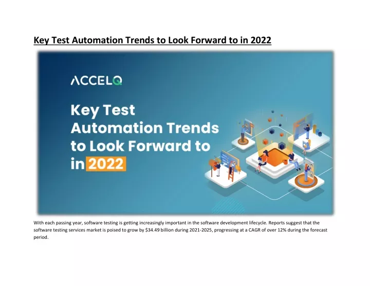 key test automation trends to look forward