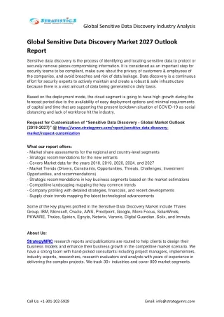 global sensitive data discovery industry analysis
