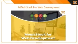 MEAN Stack For Web Development