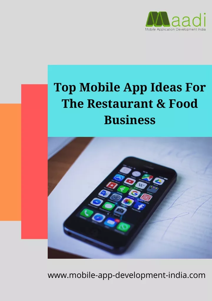 top mobile app ideas for the restaurant food