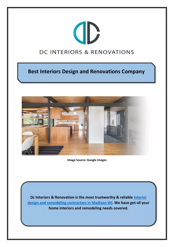 best interiors design and renovations company