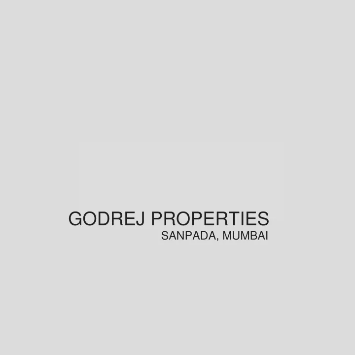 godrej properties sanpada mumbai