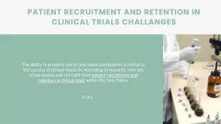 Patient Recruitment And Retention In Clinical Trials Challenges | Vial