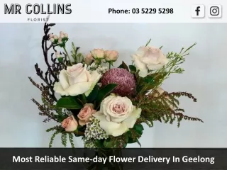 Most Reliable Same-day Flower Delivery In Geelong