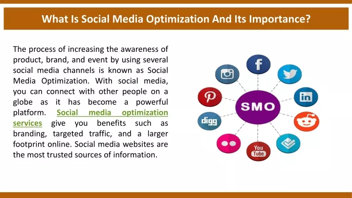 what is social media optimization