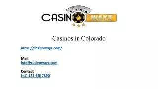 Casinos in Colorado | Casinowayz