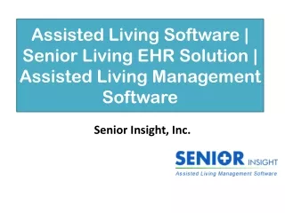 Assisted Living Software