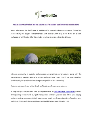 Top Golf Tee Time Booking website
