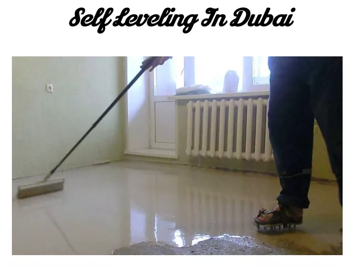 self leveling in dubai