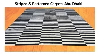 striped patterned carpets abu dhabi
