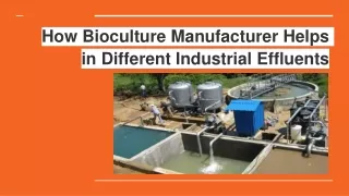 Bioculture manufacturer in India