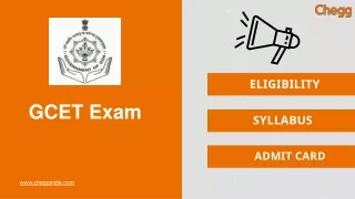 gcet exam