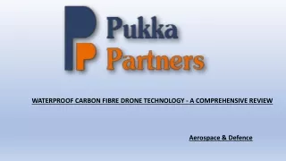 waterproof carbon fibre drone technology