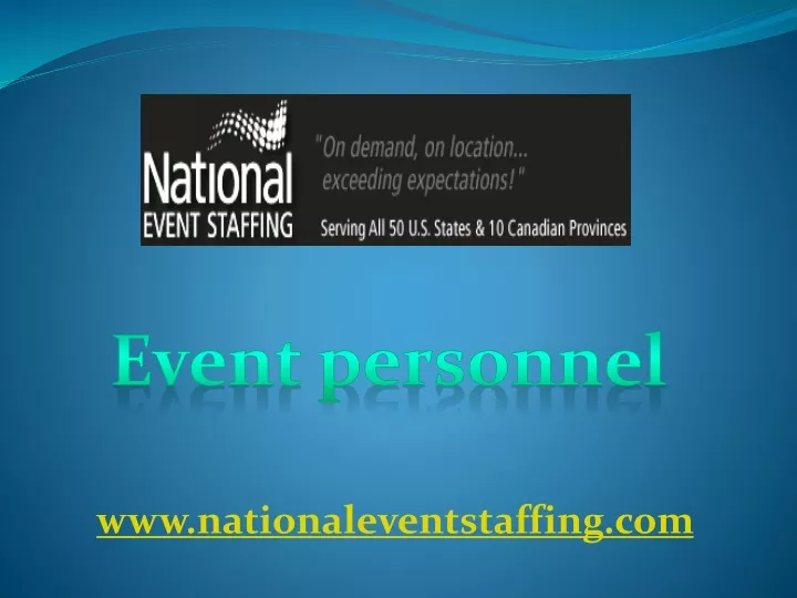 event personnel