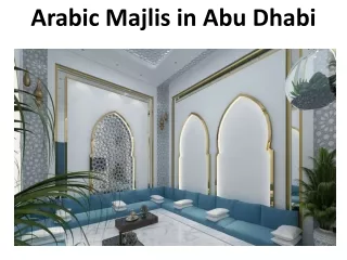 arabic majlis in abu dhabi
