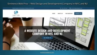 eminence web pros web design and development