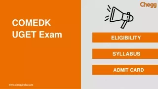 comedk uget exam