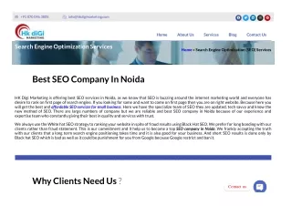 Best SEO Company in Noida - HK Digi Marketing