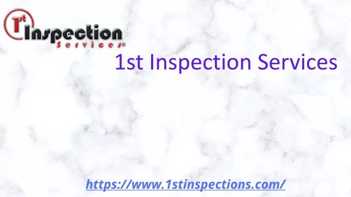 1st inspection services