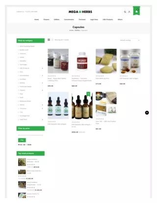 Mega herbs online store