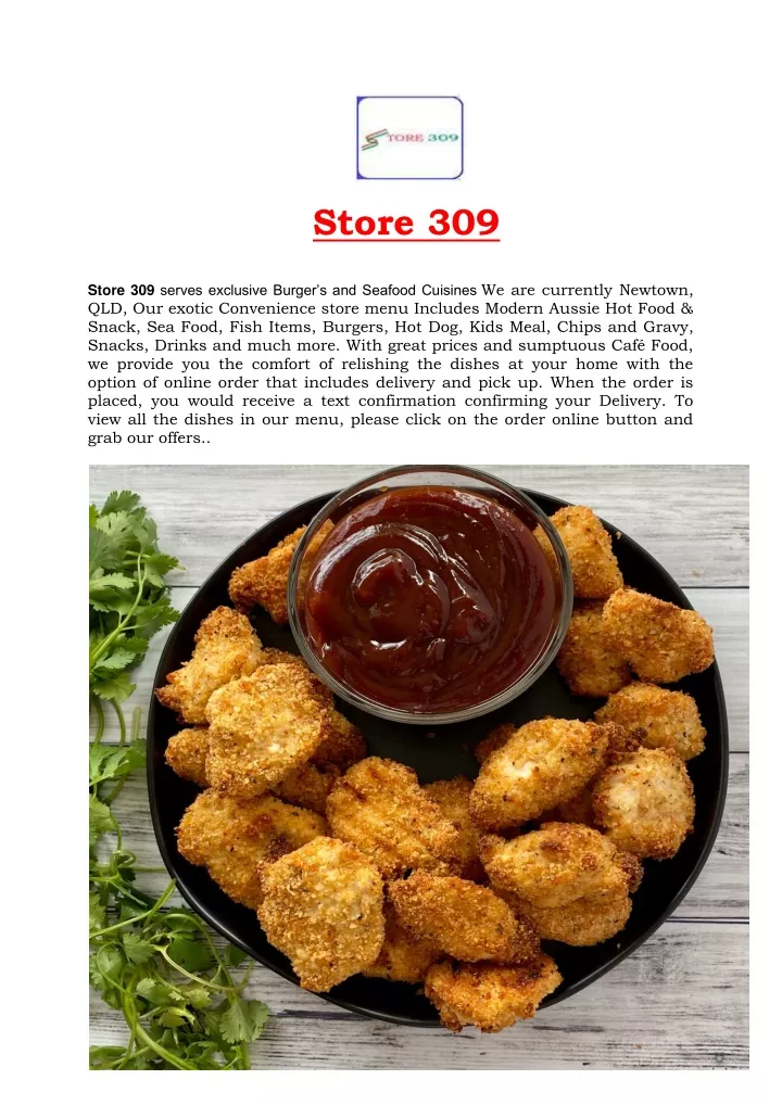 store 309 store 309 serves exclusive burger