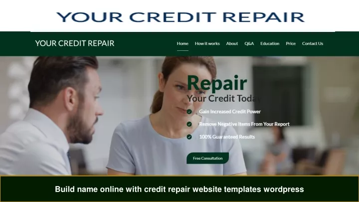 build name online with credit repair website