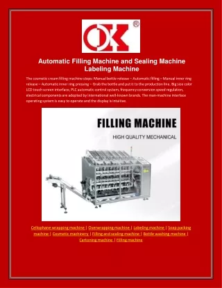 Automatic Filling Machine and Sealing Machine Yiliangautowrappingmachinery.com