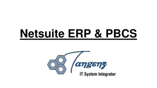 Netsuite ERP & PBCS