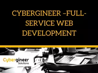 Website Design & Development Services - Cybergineer Solutions