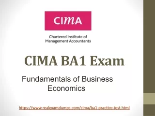 CIMA BA1 Exam Dumps