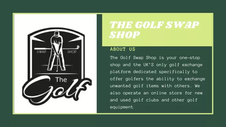 the golf swap shop