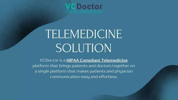 telemedicine solution