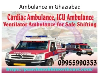 ambulance in ghaziabad