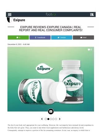 Exipure – Weight Loss Supplement | Vital Benefits and Special Offer!