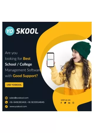 School Management Software, School & College Management System, School ERP