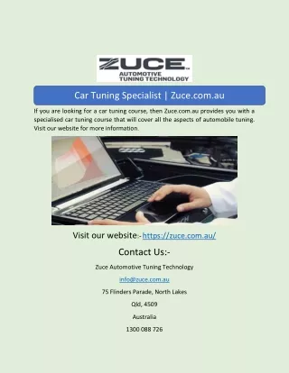 car tuning specialistCar Tuning Specialist | Zuce.com.au